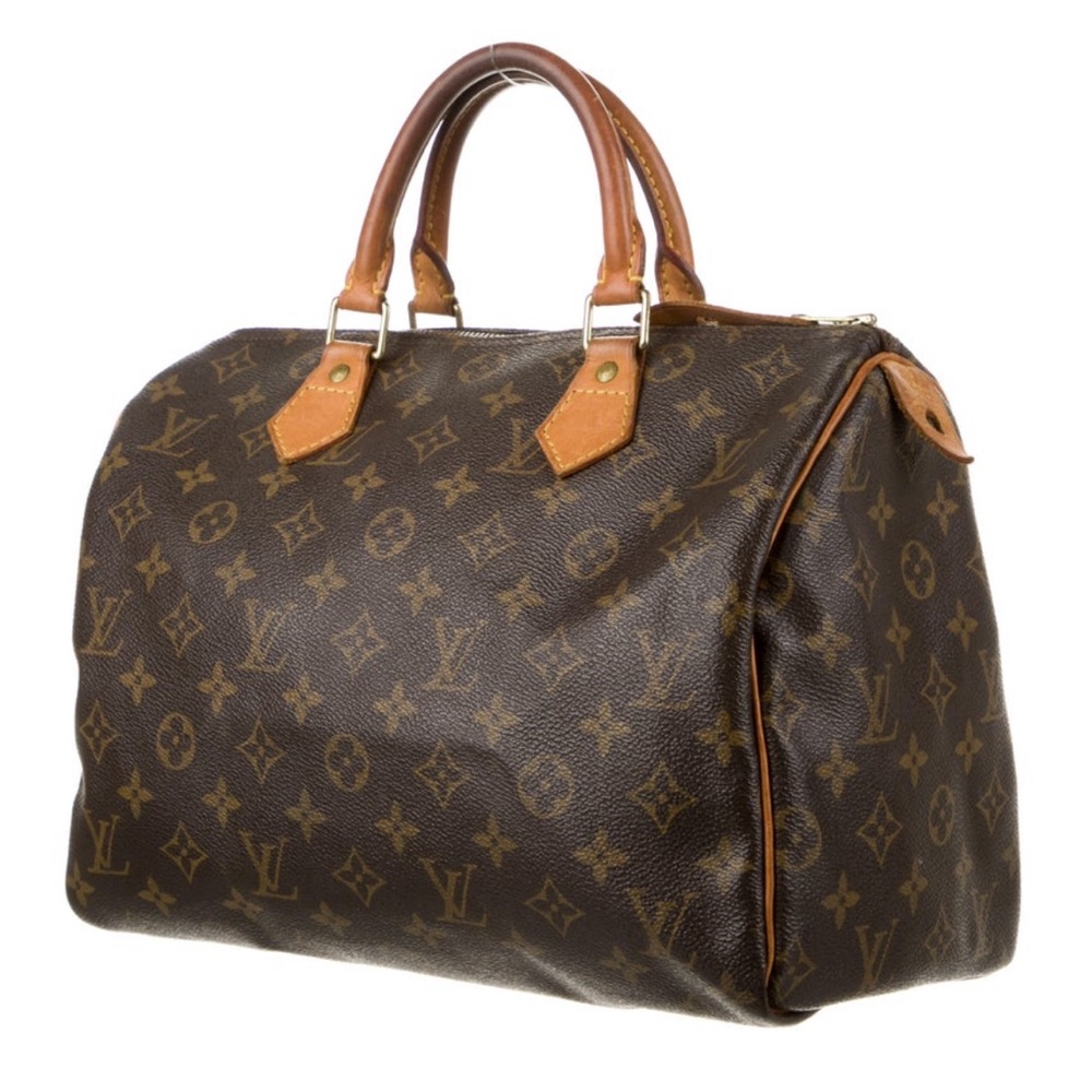 Louis Vuitton Monogram Speedy 35 Canvas Handbag - Picture 2 of 4